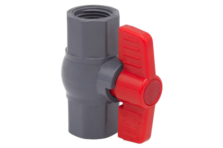 PVC 1/2"(16) BALL VALVE ﾈｼﾞ式 八角型