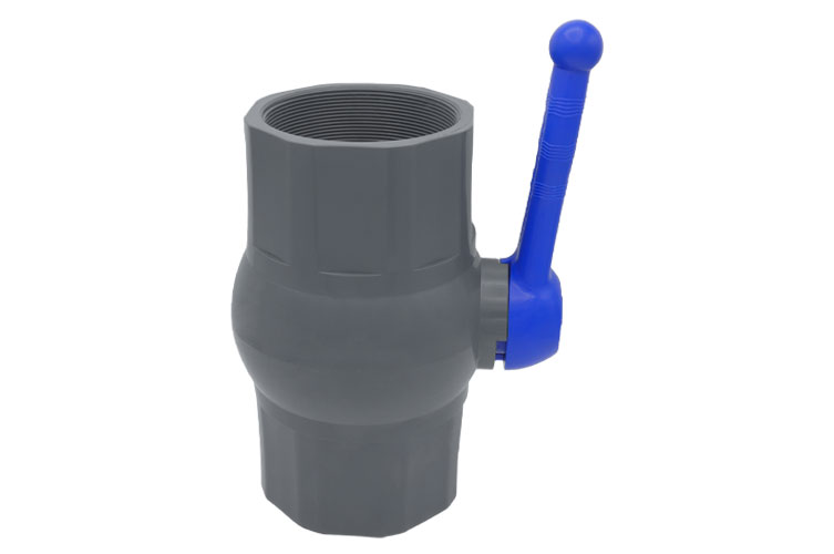 PVC 4"(100) BALL VALVE ﾈｼﾞ式 八角型