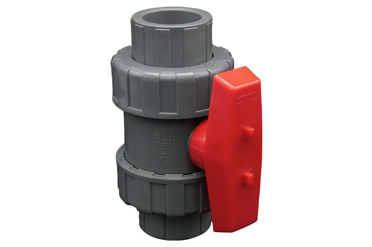 PVC 32 BALL VALVE ﾕﾆｵﾝ ｿｹｯﾄ式