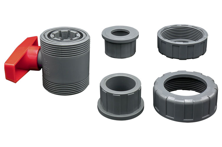 PVC 32 BALL VALVE ﾕﾆｵﾝ ｿｹｯﾄ式