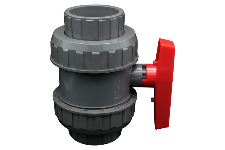 PVC 75 BALL VALVE ﾕﾆｵﾝ ｿｹｯﾄ式