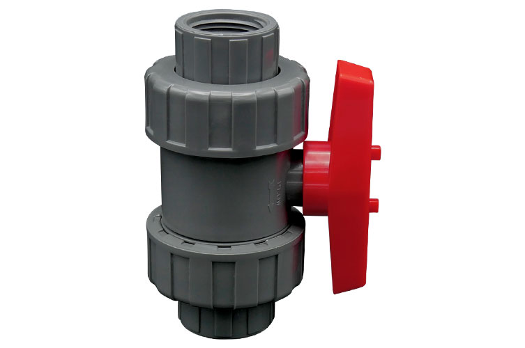 PVC 1"(25) BALL VALVE ﾕﾆｵﾝ ﾈｼﾞ式