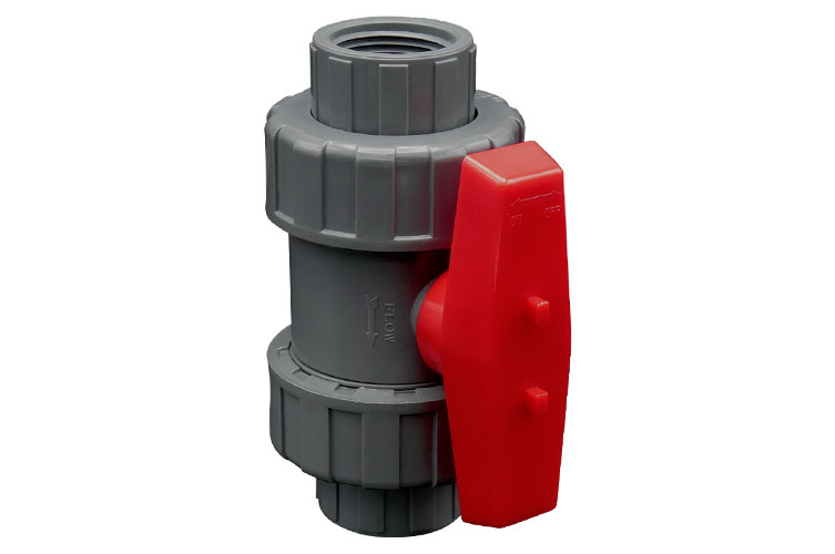 PVC 1"(25) BALL VALVE ﾕﾆｵﾝ ﾈｼﾞ式
