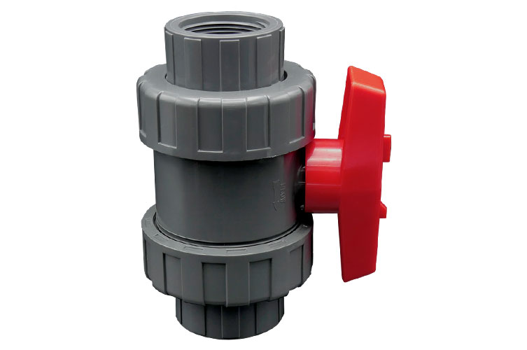PVC 1 1/2"(40)BALL VALVE ﾕﾆｵﾝﾈｼﾞ式